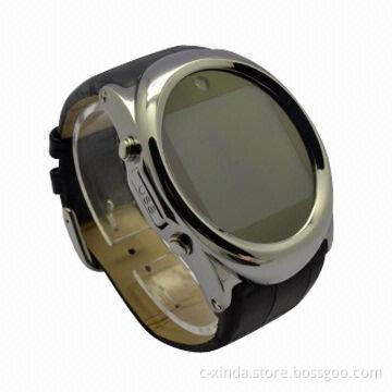 1.6-inch Watch Phone with Steel House, 1.3MP Camera, Dual Stereo Bluetooth and FM Radio